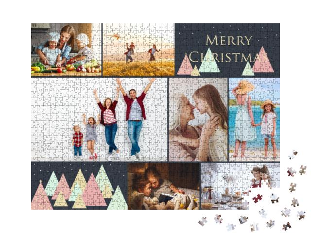 puzzle_collage_landscape_message_7pictures_merry-christmas