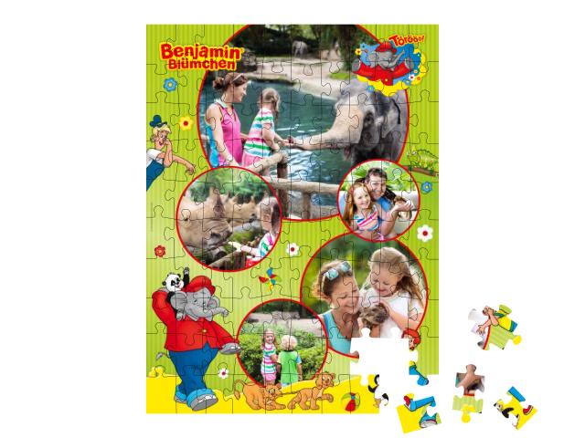 „Zoo“ in Hochformat Collage