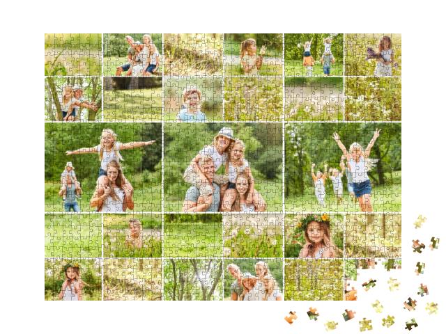 Puzzle collage